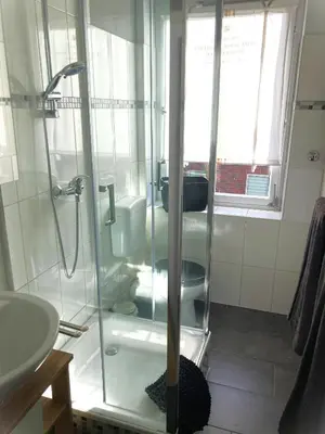 Ein Badezimmer in der Unterkunft Time-Out Westerbauer TB16