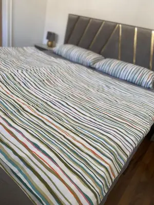 Ein Bett oder Betten in einem Zimmer der Unterkunft Downtown Residence Düsseldorf