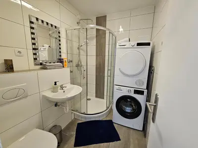 Ein Badezimmer in der Unterkunft 2- Zimmerwohnung in Centrum für 4Person