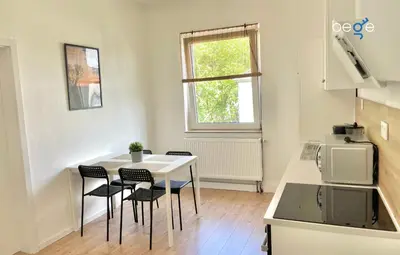 Küche/Küchenzeile in der Unterkunft BEGE APARTMENTS WorkStay Lodge