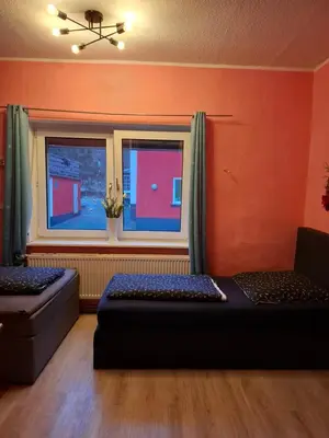 Ein Sitzbereich in der Unterkunft B&B Apartments Privater Eingang und kostenlose Parkplatz