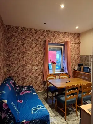 Ein Sitzbereich in der Unterkunft B&B Apartments Privater Eingang und kostenlose Parkplatz