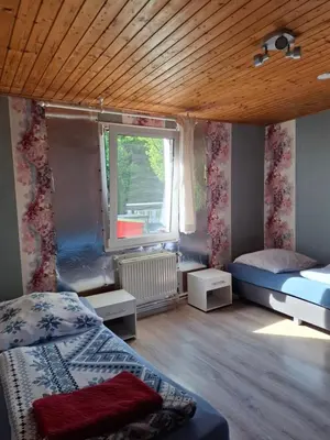 Ein Sitzbereich in der Unterkunft B&B Apartments Privater Eingang und kostenlose Parkplatz