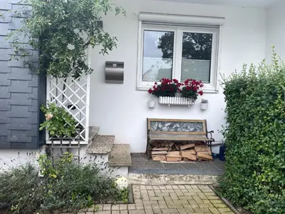 Ein Garten an der Unterkunft Casa Weitblick