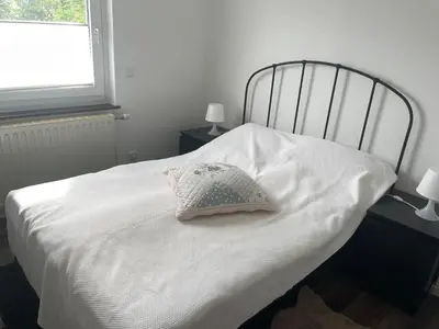 Ein Bett oder Betten in einem Zimmer der Unterkunft Casa Weitblick