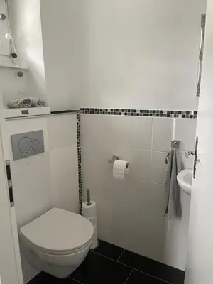 Ein Badezimmer in der Unterkunft Casa Weitblick