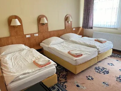 Ein Bett oder Betten in einem Zimmer der Unterkunft Hotel Herzog