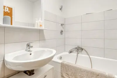 Ein Badezimmer in der Unterkunft Ferienwohnung Gutmensch