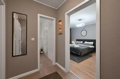 Ein Bett oder Betten in einem Zimmer der Unterkunft SANO - Hagen - Ascheroth