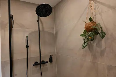 Ein Badezimmer in der Unterkunft stylish, cozy, close to nature