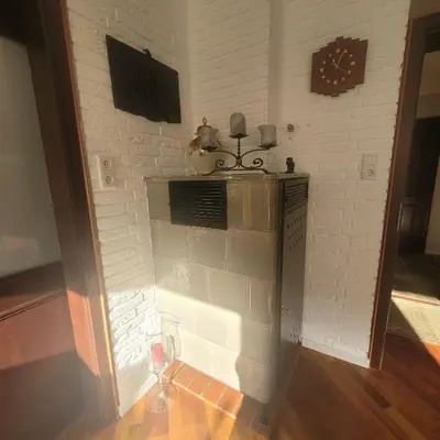 Küche/Küchenzeile in der Unterkunft Messe und Ferienapartment, 90 qm, 2 Schlafzimmer, 1-4 Gäste