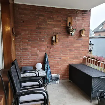 Ein Sitzbereich in der Unterkunft Messe und Ferienapartment, 90 qm, 2 Schlafzimmer, 1-4 Gäste