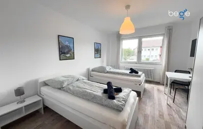 Ein Sitzbereich in der Unterkunft BEGE APARTMENTS Corporate Lodge