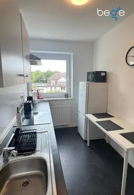 Küche/Küchenzeile in der Unterkunft BEGE APARTMENTS Corporate Hub
