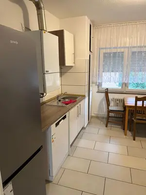 Küche/Küchenzeile in der Unterkunft Holiday-Ferienwohnung Solingen-Mitte