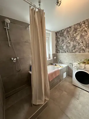 Ein Badezimmer in der Unterkunft Stilvolles Apartment nähe Messe Düsseldorf in Duisburg Süd