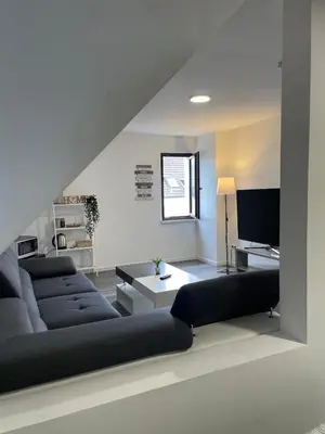 TV/Unterhaltungsangebot in der Unterkunft HomeBerg Duisburg - feine 3 Zimmer, 4 Betten, 60qm in Top Lage