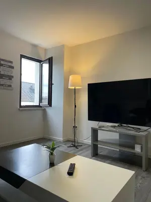 TV/Unterhaltungsangebot in der Unterkunft HomeBerg Duisburg - feine 3 Zimmer, 4 Betten, 60qm in Top Lage