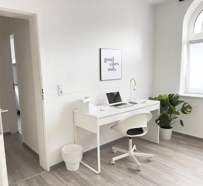 Grundriss der Unterkunft Möbliertes Apartment in Herne-Mitte mit Parkplatz, Arbeitsplatz, WLAN- Super Anbindung an Autobahnen und ÖPNV -Für 1bis 3 Personen