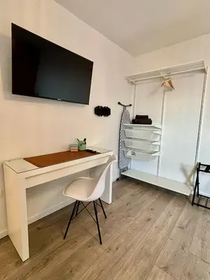 Küche/Küchenzeile in der Unterkunft SuperSuite2 BohoApartment Balkon