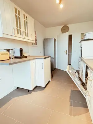Küche/Küchenzeile in der Unterkunft SuperSuite2 BohoApartment Balkon