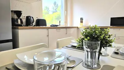 Küche/Küchenzeile in der Unterkunft -CS24- 4 rooms apartment with balcony - KA01