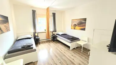 Ein Bett oder Betten in einem Zimmer der Unterkunft -CS24- 4 rooms apartment with balcony - KA01