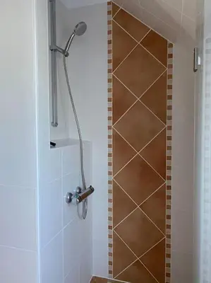 Ein Badezimmer in der Unterkunft Großzügiger Komfort direkt am Waldrand