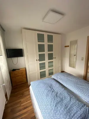 Ein Bett oder Betten in einem Zimmer der Unterkunft Hardter Auszeit