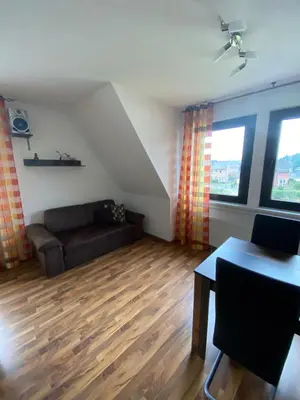 Ein Sitzbereich in der Unterkunft Hardter Auszeit