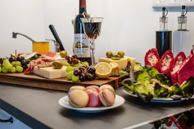Essen in der Ferienwohnung oder in der Nähe