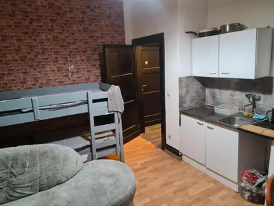 Küche/Küchenzeile in der Unterkunft MonteurRoomMR