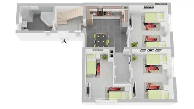 Grundriss der Unterkunft -CS24- Six rooms apartment with terrace - KP01
