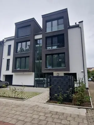 Das Gebäude in dem sich die Ferienwohnung befindet