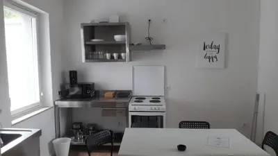 Küche/Küchenzeile in der Unterkunft Work & Stay in Menden- rooms2stay