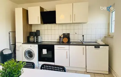 Küche/Küchenzeile in der Unterkunft SASI HOMES WorkNest