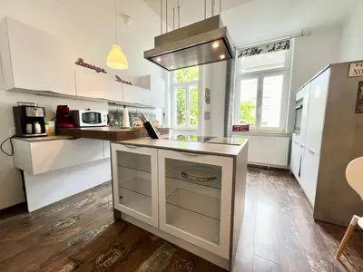 Küche/Küchenzeile in der Unterkunft NewYork Suite für 4 mit Küche und WIFI