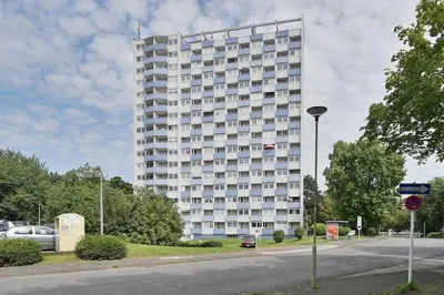 Das Gebäude in dem sich die Ferienwohnung befindet