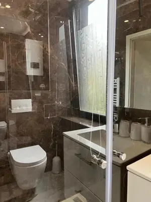Ein Badezimmer in der Unterkunft Schöne Mitte von Oberhausen