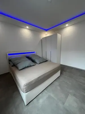 Ein Bett oder Betten in einem Zimmer der Unterkunft Schöne Mitte von Oberhausen