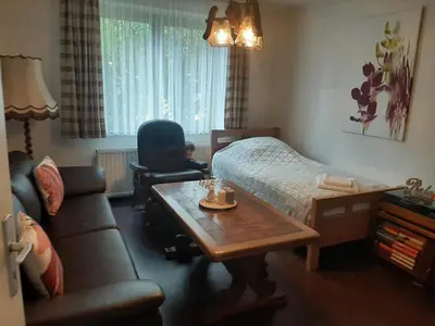 Ein Sitzbereich in der Unterkunft MAD Ferienwohnungen 2