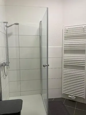 Ein Badezimmer in der Unterkunft WhiteWood-Apartment - Nähe A43 - zentral - inkl WiFi