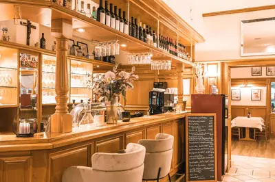 Getränke in der Unterkunft Hotel Restaurant Am Park