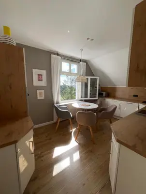 Grundriss der Unterkunft Moderne Altbauwohnung im Grünen