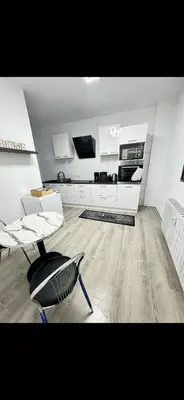Küche/Küchenzeile in der Unterkunft Stylish & Relaxing Modernes Apartment mit Privatparkplatz