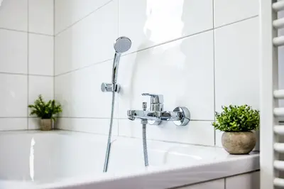 Ein Badezimmer in der Unterkunft FEEL - Comfort Haus Münsterblick - Nahe Münster
