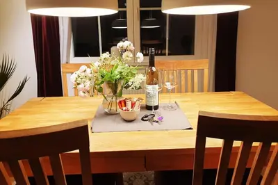 Grundriss der Unterkunft Das purpur Haus für Dich alleine!