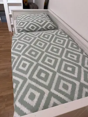 Ein Bett oder Betten in einem Zimmer der Unterkunft Top 3 Zimmer Appartment bei der Schalke Arena, Sport und Natur nähe Dortmund Essen Düsseldorf Oberhausen