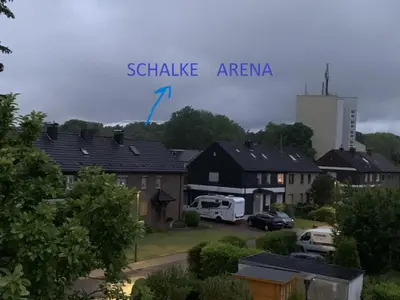 Das Gebäude in dem sich die Ferienwohnung befindet