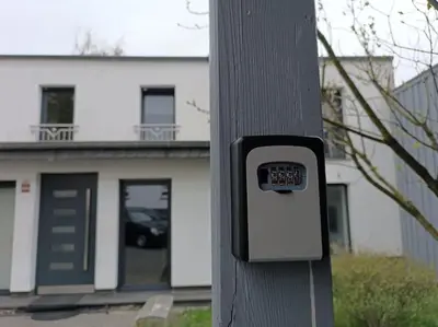 Das Gebäude in dem sich die Ferienwohnung befindet
